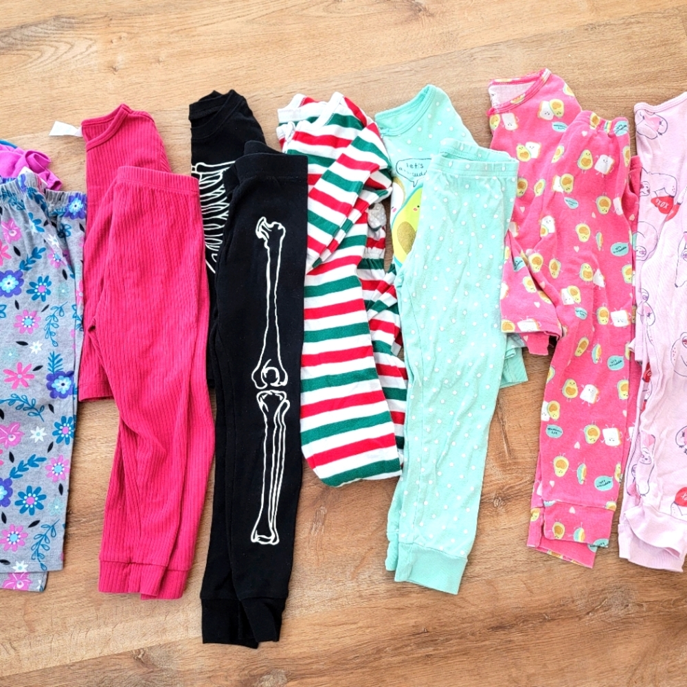 4T Seven Sets - Girls Pajamas